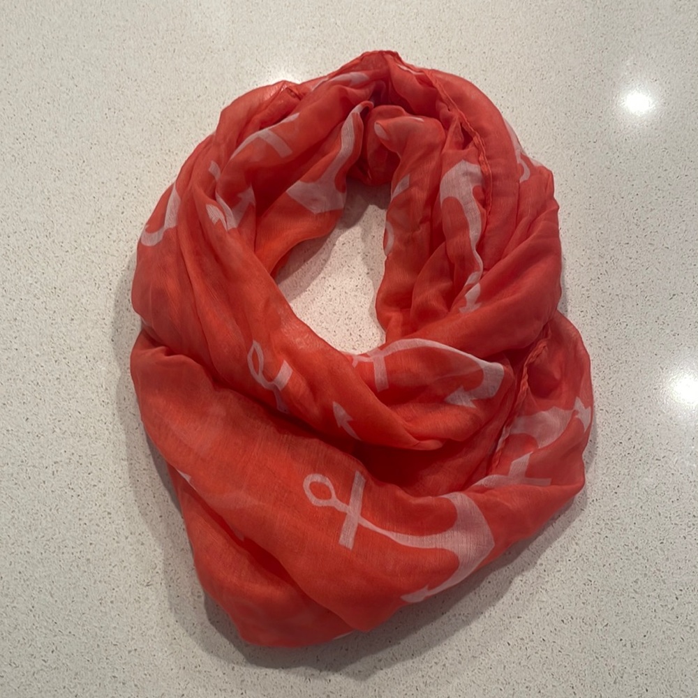 Anchor infinity scarf